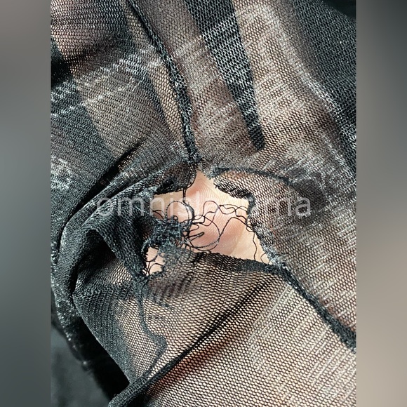 (SOLD) RARE 90s Lip Service Gun Mesh Long Sleeve Rock Sl*t Shirt - Picture 6 of 8